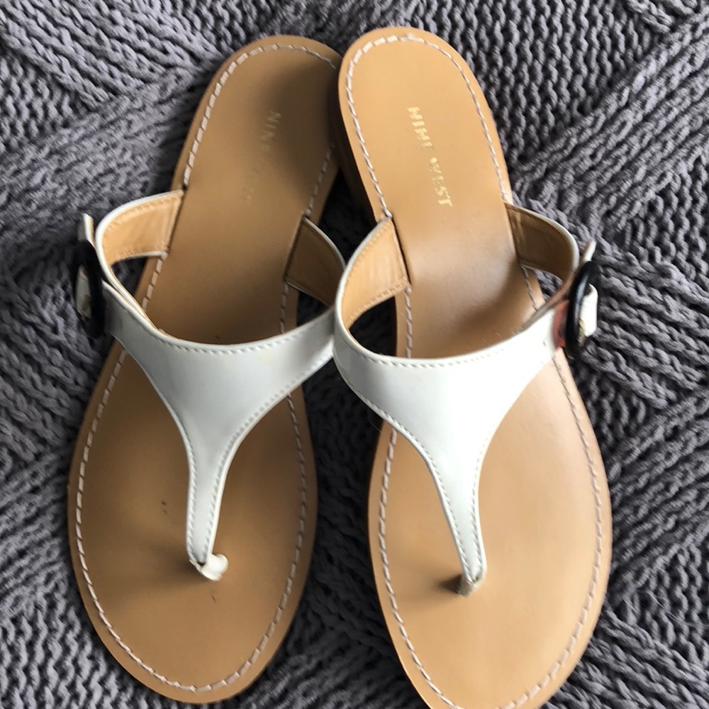 Nine West sandals.